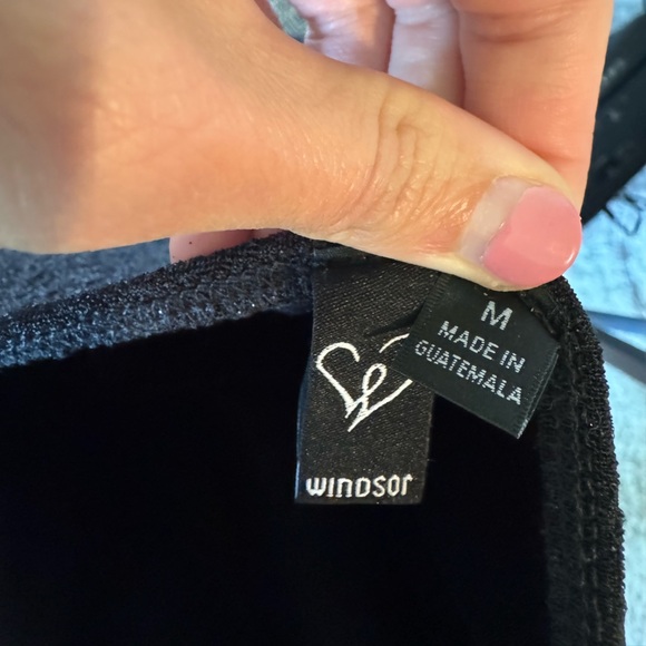 Windsor Black Formal Dress w/ Sparkles - Picture 5 of 5